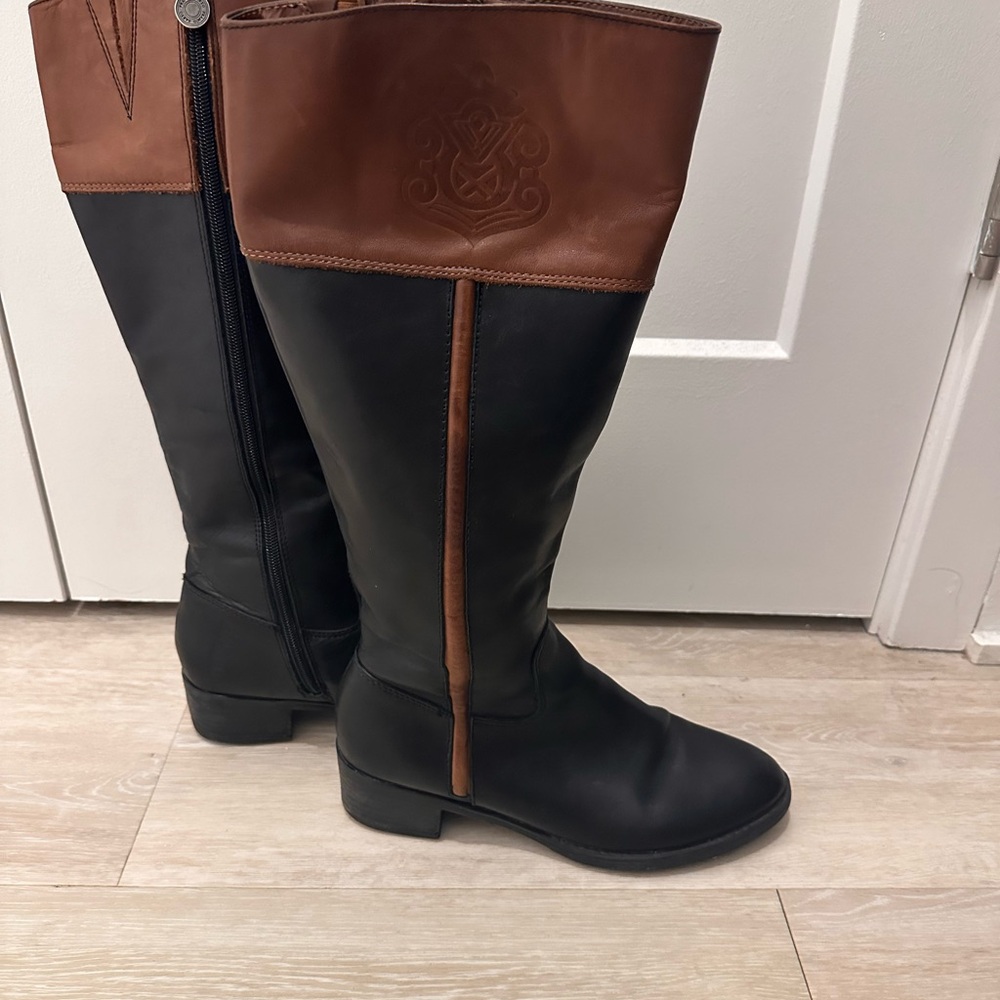Franco Sarto Women Leather Knee-High Boots